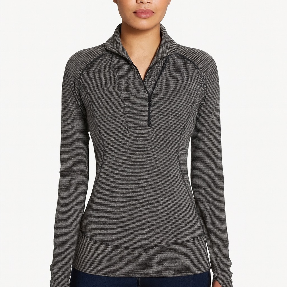 Lululemon Women's Gray Long Sleeve Top No Tags ,Measured XSmall - Picture 3 of 9